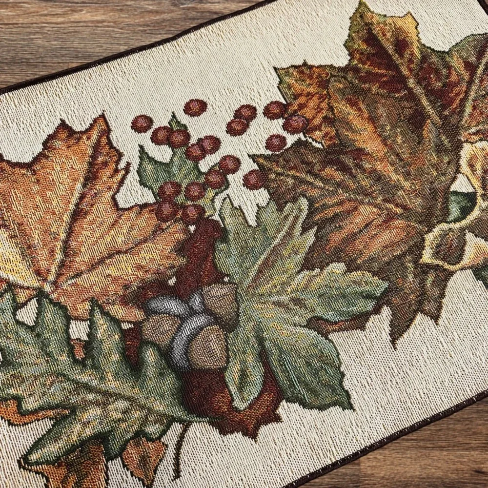David Carter Brown Fall Festival of Leaves 1 Pc Placemat Tapestry